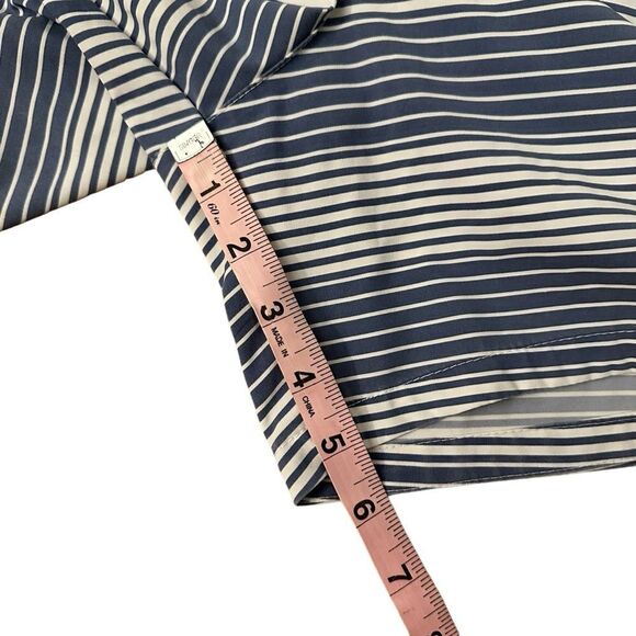 Abercrombie & Fitch ~ Mens Nay striped board shorts ~side and back pockets - Picture 10 of 10